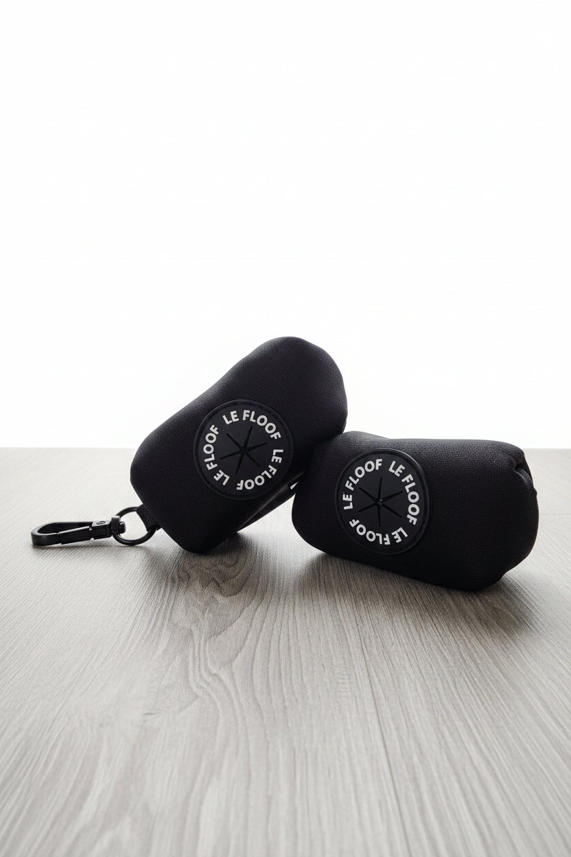Midnight Black Poop Bag Holder