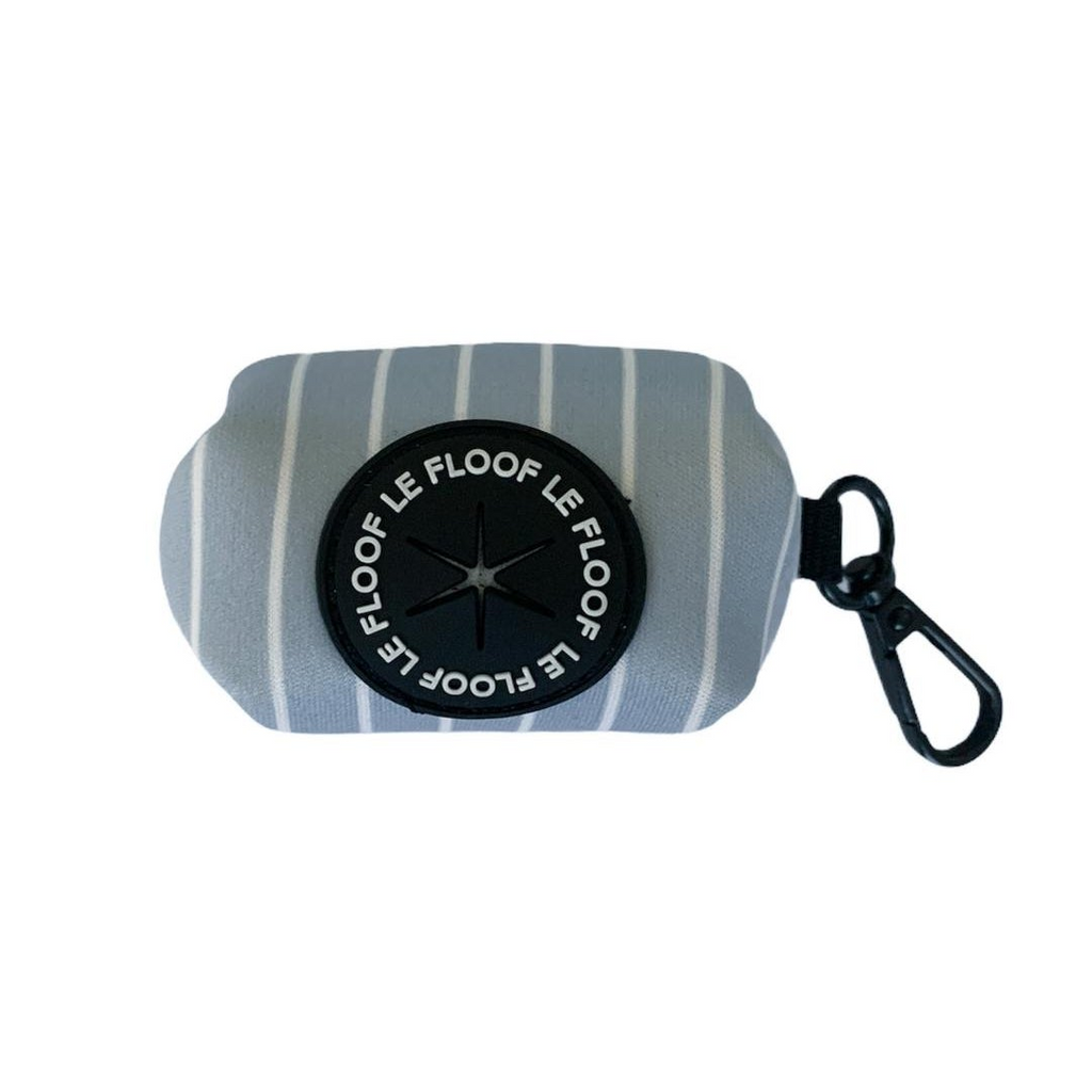 Blue Pinstripe Poop Bag Holder